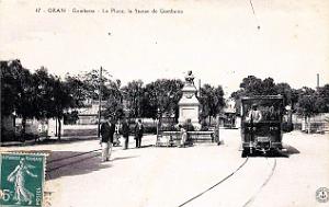 1993- Oran - Gambetta - La Place et la Statue